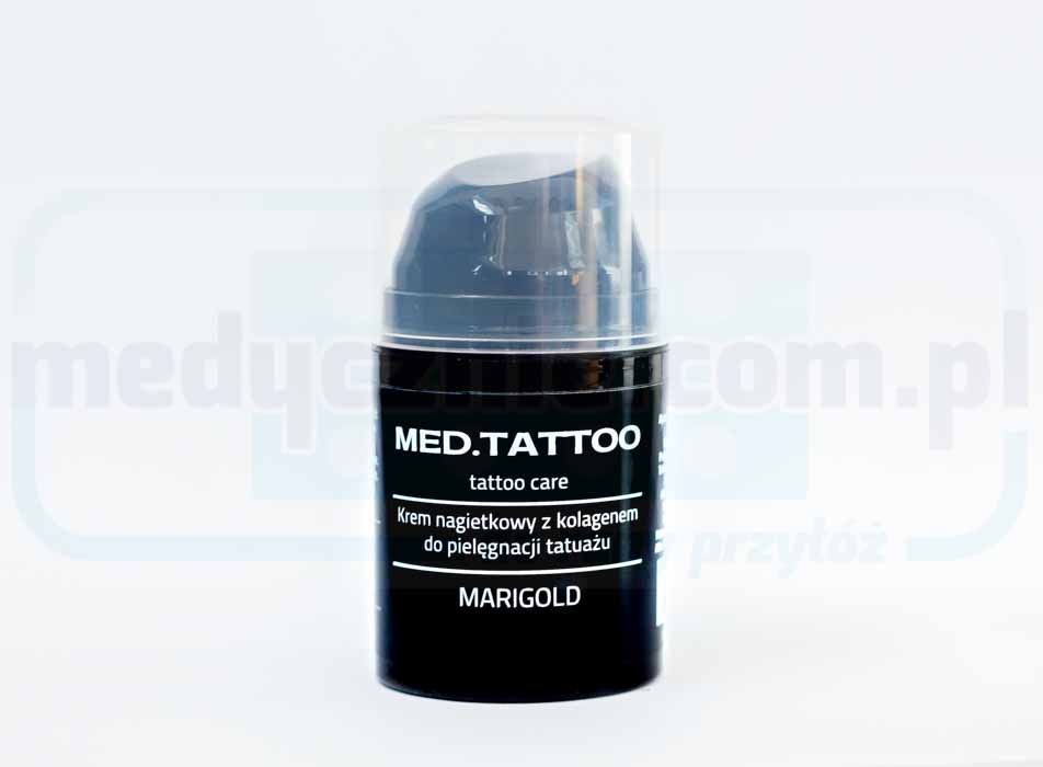 MED.TATTOO CARE TATTOO - Ringelblumencreme mit Kollagen zur Pflege von Tätowierungen 50ml